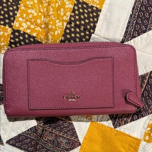 Coach Women's Magenta Wallet